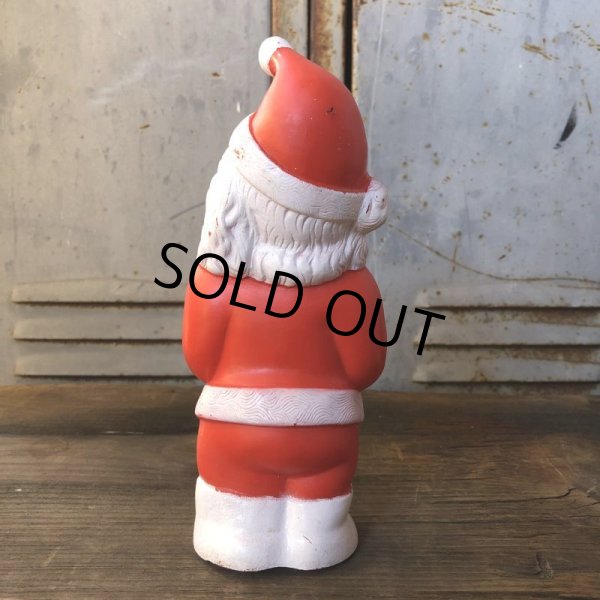画像3: Vintage Santa Claus Rubber Doll 19.5cm (T540) (3)