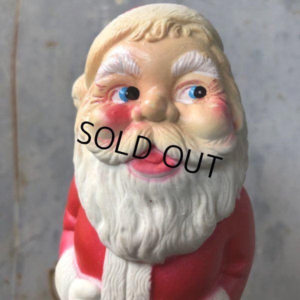 画像8: Vintage Santa Claus Rubber Doll 13cm (T542) (8)