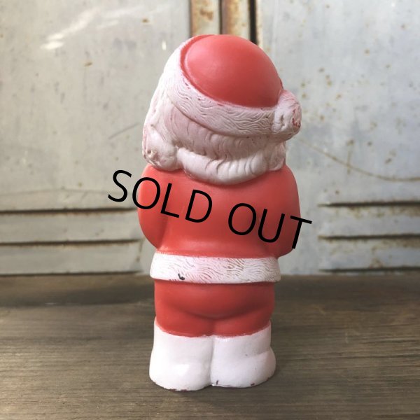 画像3: Vintage Santa Claus Rubber Doll 12.5cm (T543) (3)