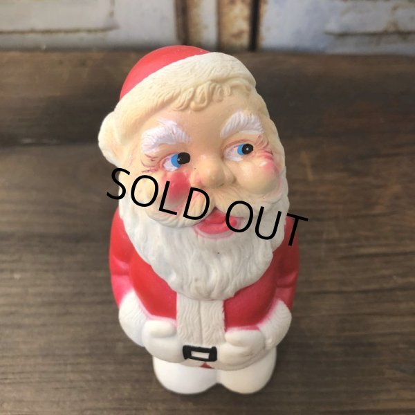 画像5: Vintage Santa Claus Rubber Doll 13cm (T542) (5)
