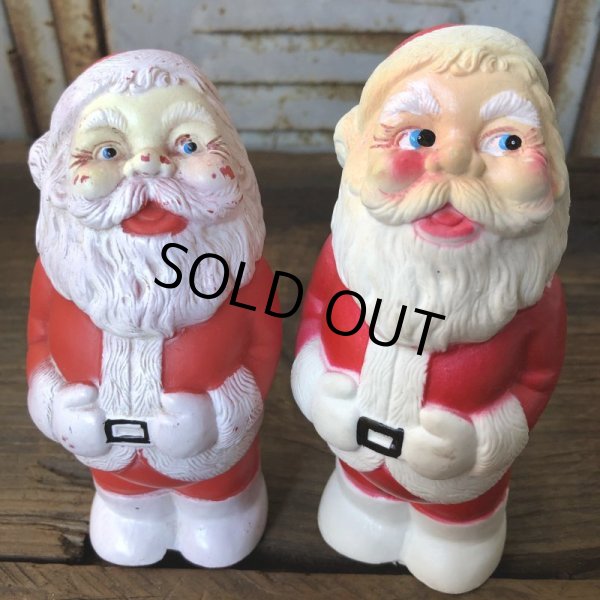 画像9: Vintage Santa Claus Rubber Doll 13cm (T542) (9)