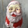 画像8: Vintage Santa Claus Rubber Doll 12.5cm (T543) (8)