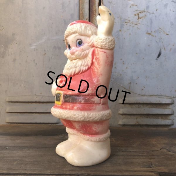 画像4: Vintage Santa Claus Rubber Doll 21cm (T544) (4)