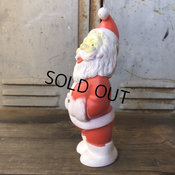 画像4: Vintage Santa Claus Rubber Doll 19.5cm (T540) (4)