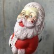 画像6: Vintage Santa Claus Rubber Doll 12.5cm (T543) (6)