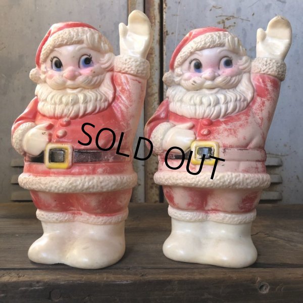 画像10: Vintage Santa Claus Rubber Doll 21cm (T544) (10)
