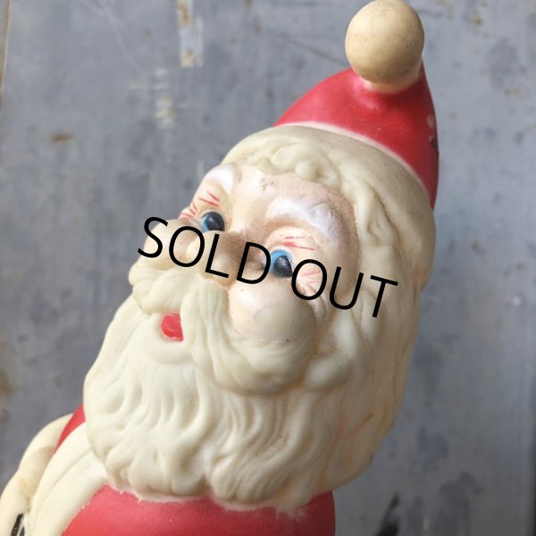 画像6: Vintage Santa Claus Rubber Doll 20cm (T539) (6)