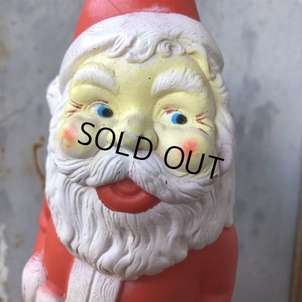 画像8: Vintage Santa Claus Rubber Doll 19.5cm (T540) (8)