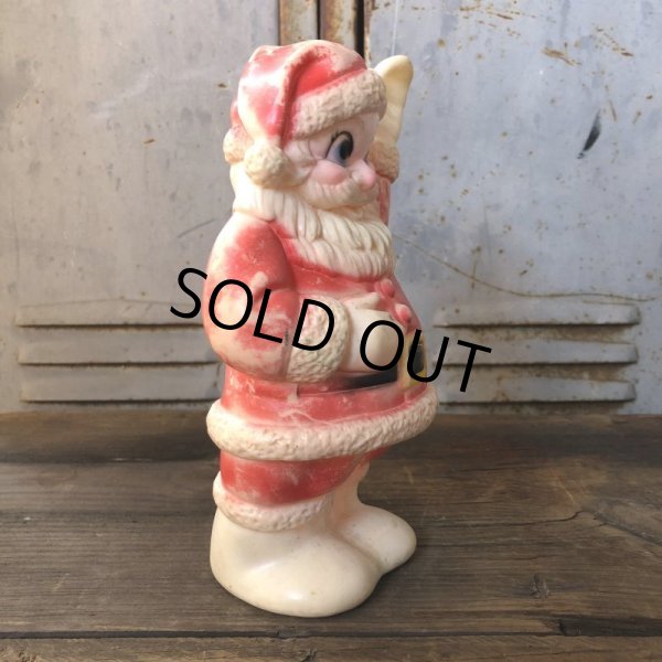 画像2: Vintage Santa Claus Rubber Doll 21cm (T544) (2)