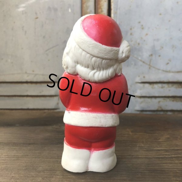 画像3: Vintage Santa Claus Rubber Doll 13cm (T542) (3)
