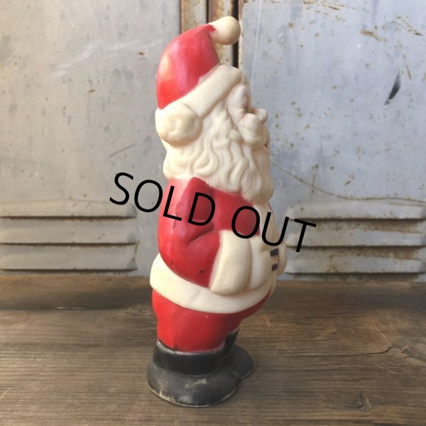 画像2: Vintage Santa Claus Rubber Doll 20cm (T539) (2)