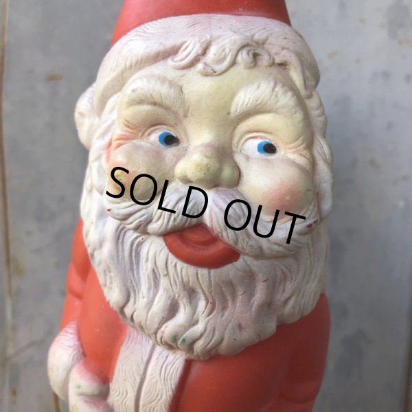 画像8: Vintage Santa Claus Rubber Doll 19cm (T541) (8)