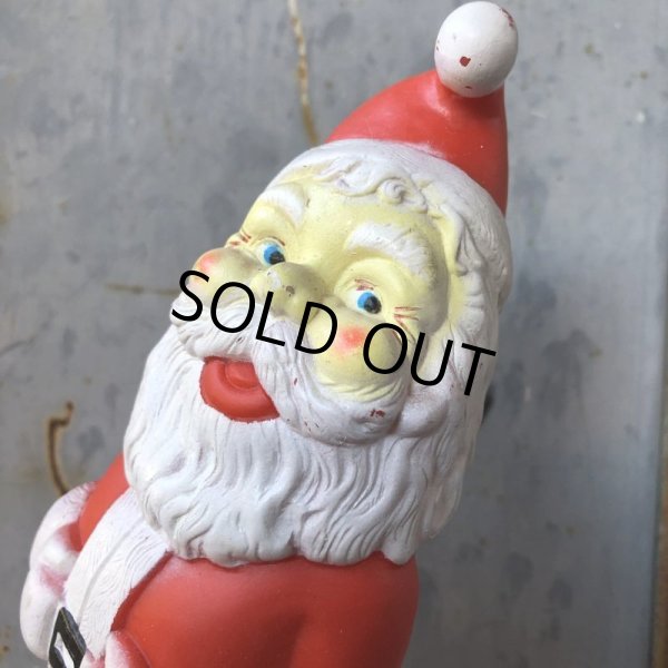 画像6: Vintage Santa Claus Rubber Doll 19.5cm (T540) (6)