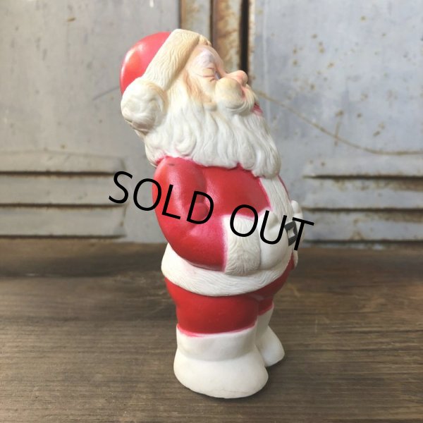 画像2: Vintage Santa Claus Rubber Doll 13cm (T542) (2)