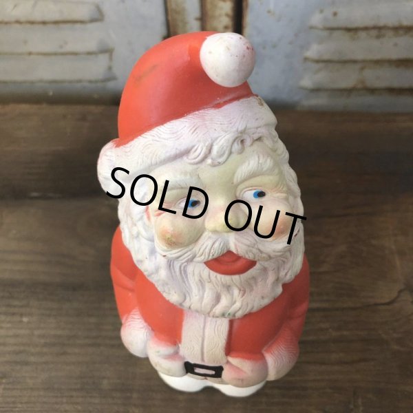 画像5: Vintage Santa Claus Rubber Doll 19cm (T541) (5)