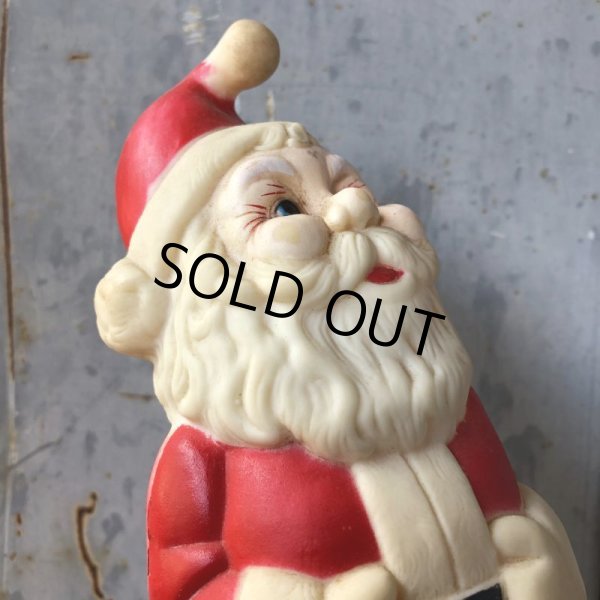 画像7: Vintage Santa Claus Rubber Doll 20cm (T539) (7)