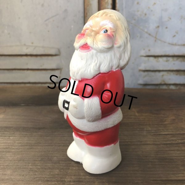 画像4: Vintage Santa Claus Rubber Doll 19cm (T541) (4)