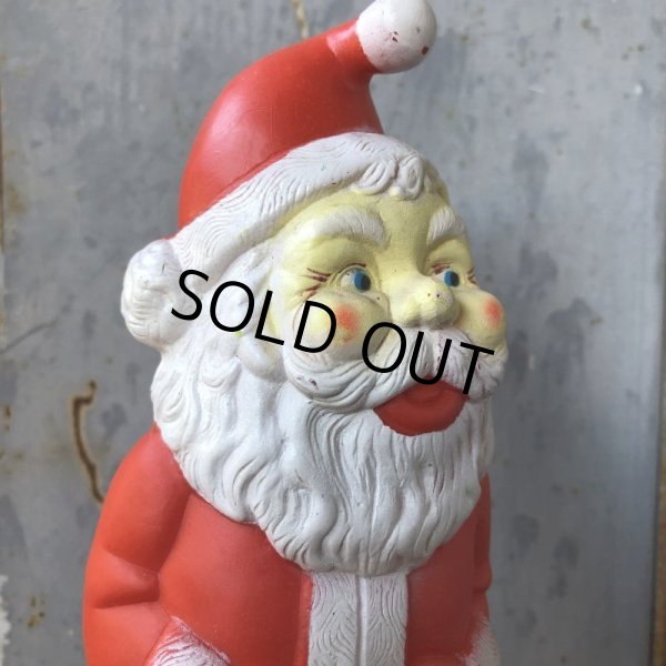 画像7: Vintage Santa Claus Rubber Doll 19.5cm (T540) (7)