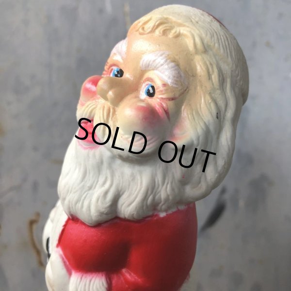 画像6: Vintage Santa Claus Rubber Doll 13cm (T542) (6)