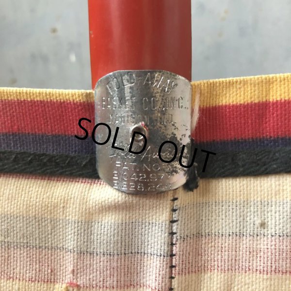 画像6: 40s Vintage Grocery Store Shopping Canvas Basket  (T551) (6)