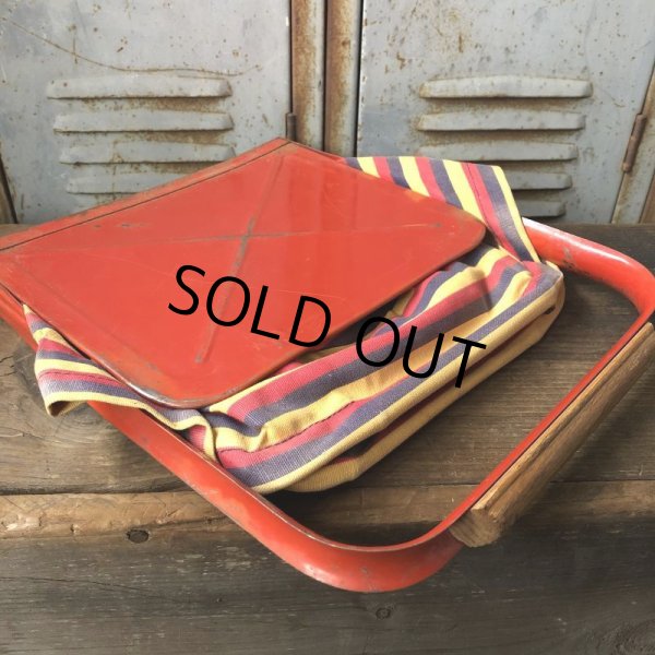 画像7: 40s Vintage Grocery Store Shopping Canvas Basket  (T551) (7)