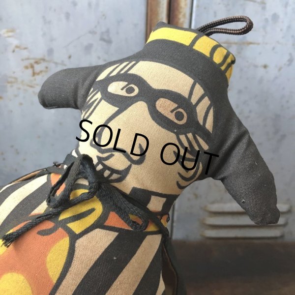 画像4: 70s Vintage McDonald's Pillow Cloth Doll Hamburglar (T560) (4)