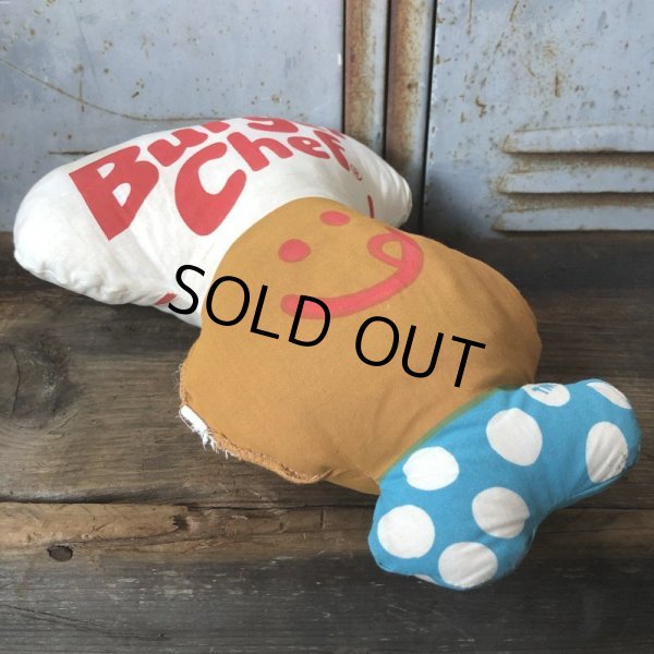 画像3: 70s Vintage Pillow Cloth Doll Burger Chef (T561) (3)