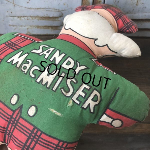 画像5: Vintage Pillow Cloth Doll Rheem Sandy Mac Miser (T555) (5)