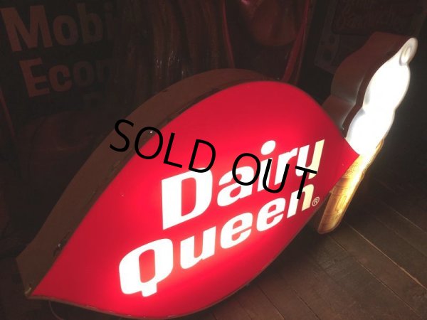 画像18: Vintage Large Dairy Queen Lighted Cone Logo Sign (T565) (18)