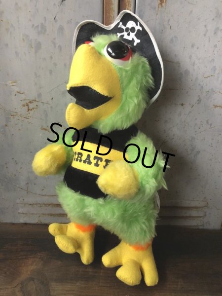 画像7: 70s Vintage MLB Pittsburgh Pirates Parrot Doll 41cm (T564) (7)
