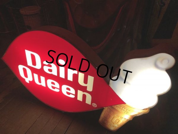 画像17: Vintage Large Dairy Queen Lighted Cone Logo Sign (T565) (17)