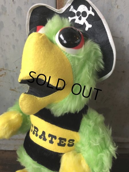 画像9: 70s Vintage MLB Pittsburgh Pirates Parrot Doll 41cm (T564) (9)