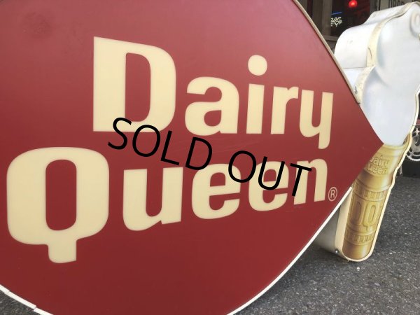 画像5: Vintage Large Dairy Queen Lighted Cone Logo Sign (T565) (5)