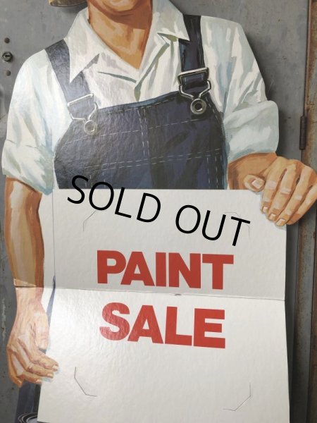 画像3: Vintage Dutch Boy Paint Store Display Life Size Cardboard Sign (T566) (3)