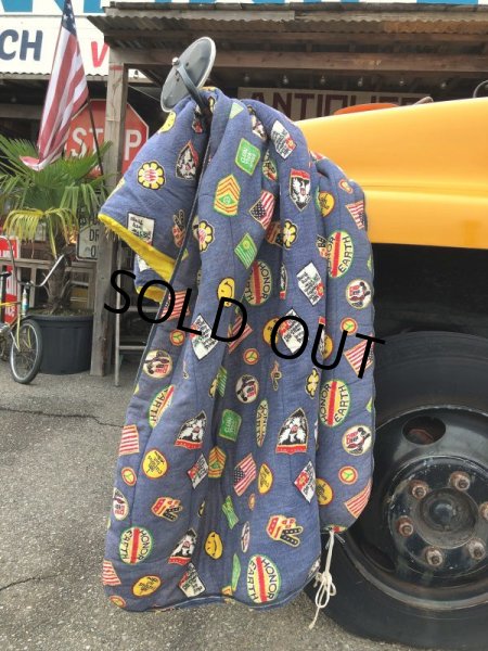画像17: Vintage Smiley Face Hippie Sleeping Bag nice color (T567) (17)
