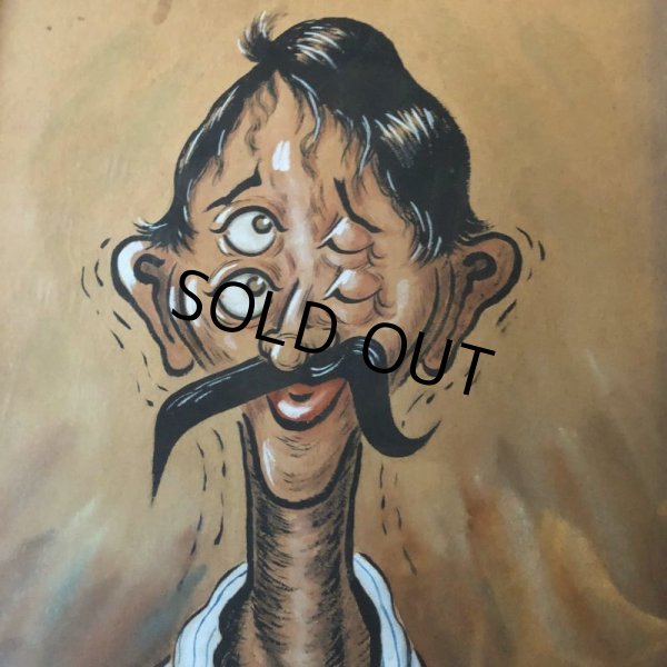 画像9: Vintage Drunkenman Double Vision Four Eyes 4 Eyed ART w/frame (T568) (9)