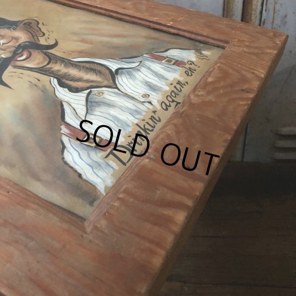 画像4: Vintage Drunkenman Double Vision Four Eyes 4 Eyed ART w/frame (T568) (4)