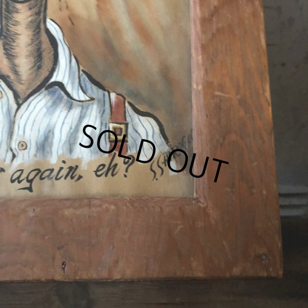 画像5: Vintage Drunkenman Double Vision Four Eyes 4 Eyed ART w/frame (T568) (5)