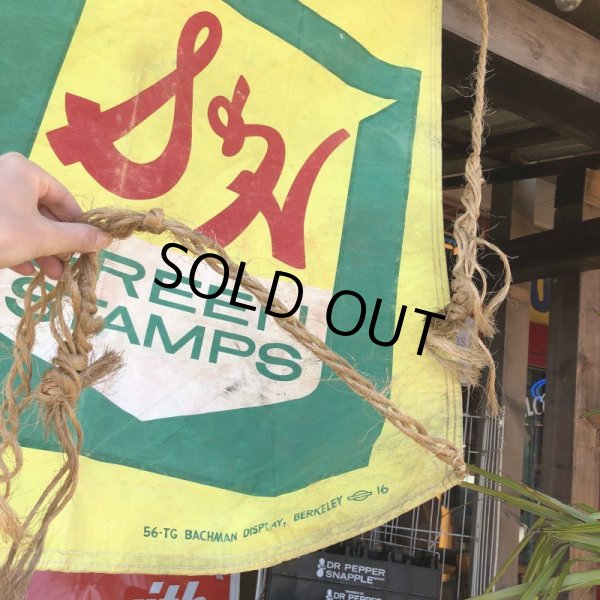 画像3: Vintage Advertising S&H Green Stamps Store Display Banner (T569) (3)