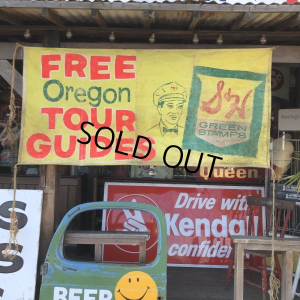 画像10: Vintage Advertising S&H Green Stamps Store Display Banner (T569) (10)