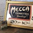 画像2: Vintage Mecca Cigarette Advertising Hand Printed, Framed,Store Sign (T571) (2)