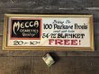 画像9: Vintage Mecca Cigarette Advertising Hand Printed, Framed,Store Sign (T571) (9)