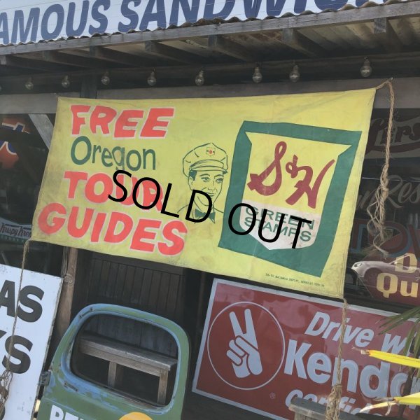 画像7: Vintage Advertising S&H Green Stamps Store Display Banner (T569) (7)