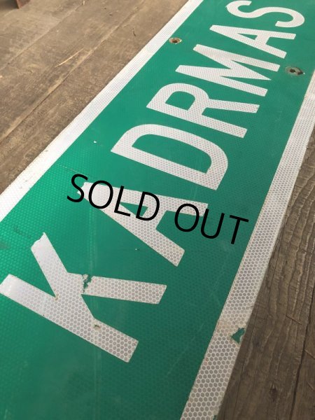 画像4: Vintage Road Sign KADRMAS RD (T573) (4)