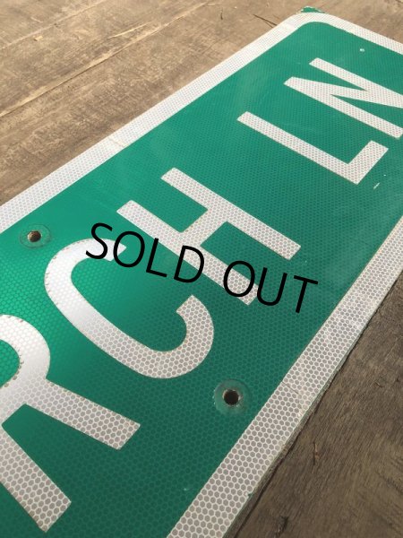 画像4: Vintage Road Sign CHURCH LN (T576) (4)