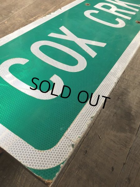 画像3: Vintage Road Sign COX CRK RD (T577) (3)