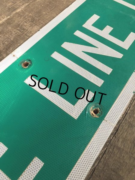 画像4: Vintage Road Sign STATE LINE LN (T578) (4)