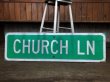 画像7: Vintage Road Sign CHURCH LN (T576) (7)