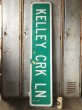 画像1: Vintage Road Sign KELLEY CRK LN (T575) (1)