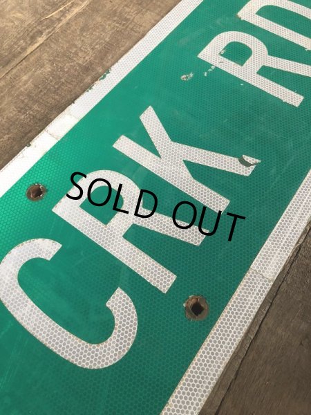 画像4: Vintage Road Sign COX CRK RD (T577) (4)